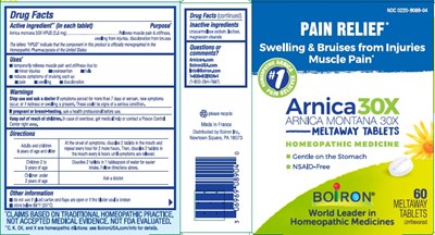 Label (Arnica 30x Tablets Etu.1jnd 09.2023)